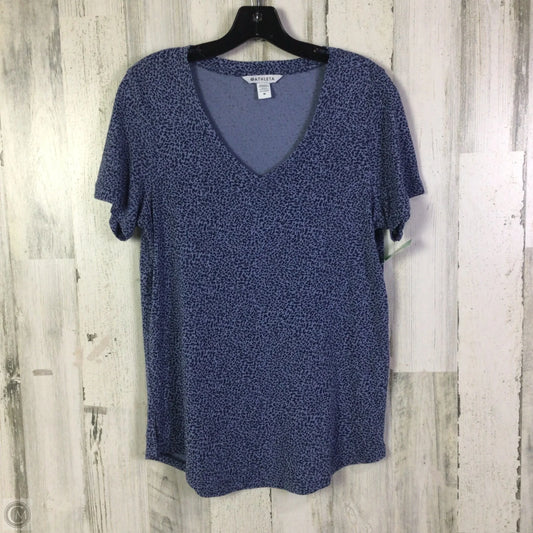 Top Short Sleeve By Athleta In Blue, Size: M