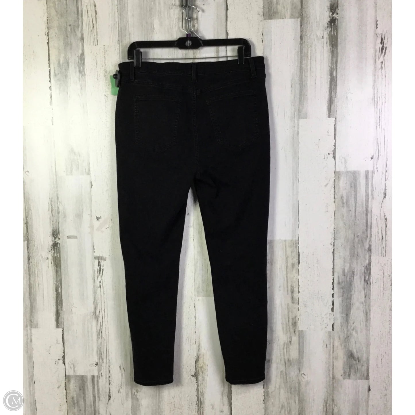 Jeans Skinny By Pistola In Black Denim, Size: 16