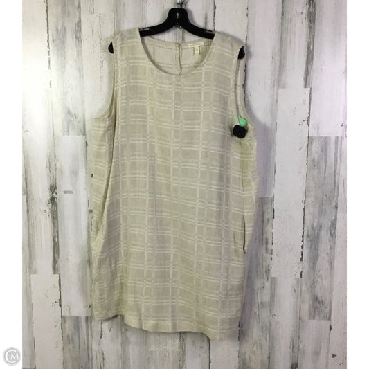 Dress Casual Short By Eileen Fisher In Tan, Size: Xl