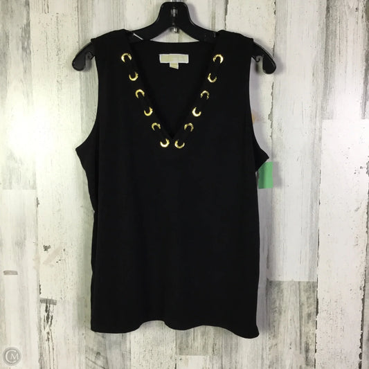 Top Sleeveless By Michael By Michael Kors In Black, Size: L