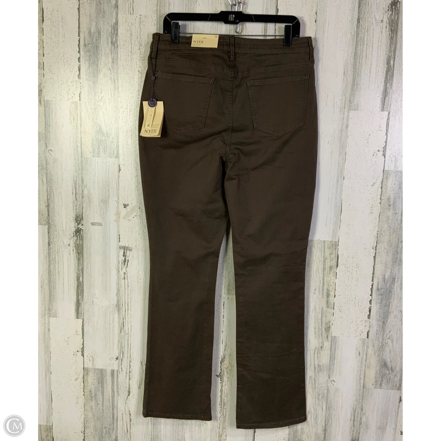 Jeans Boot Cut By Not Your Daughters Jeans In Brown Denim, Size: 12
