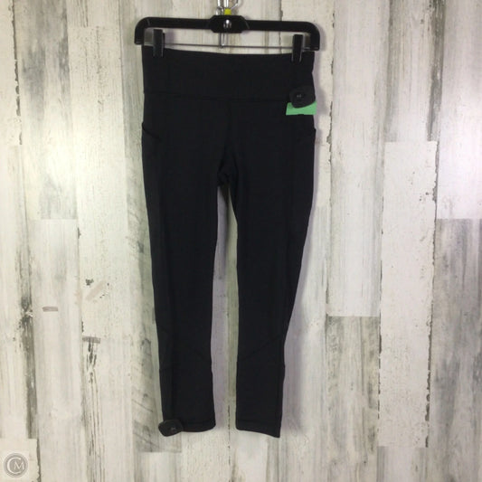 Athletic Leggings Capris By Lululemon In Black, Size: 4