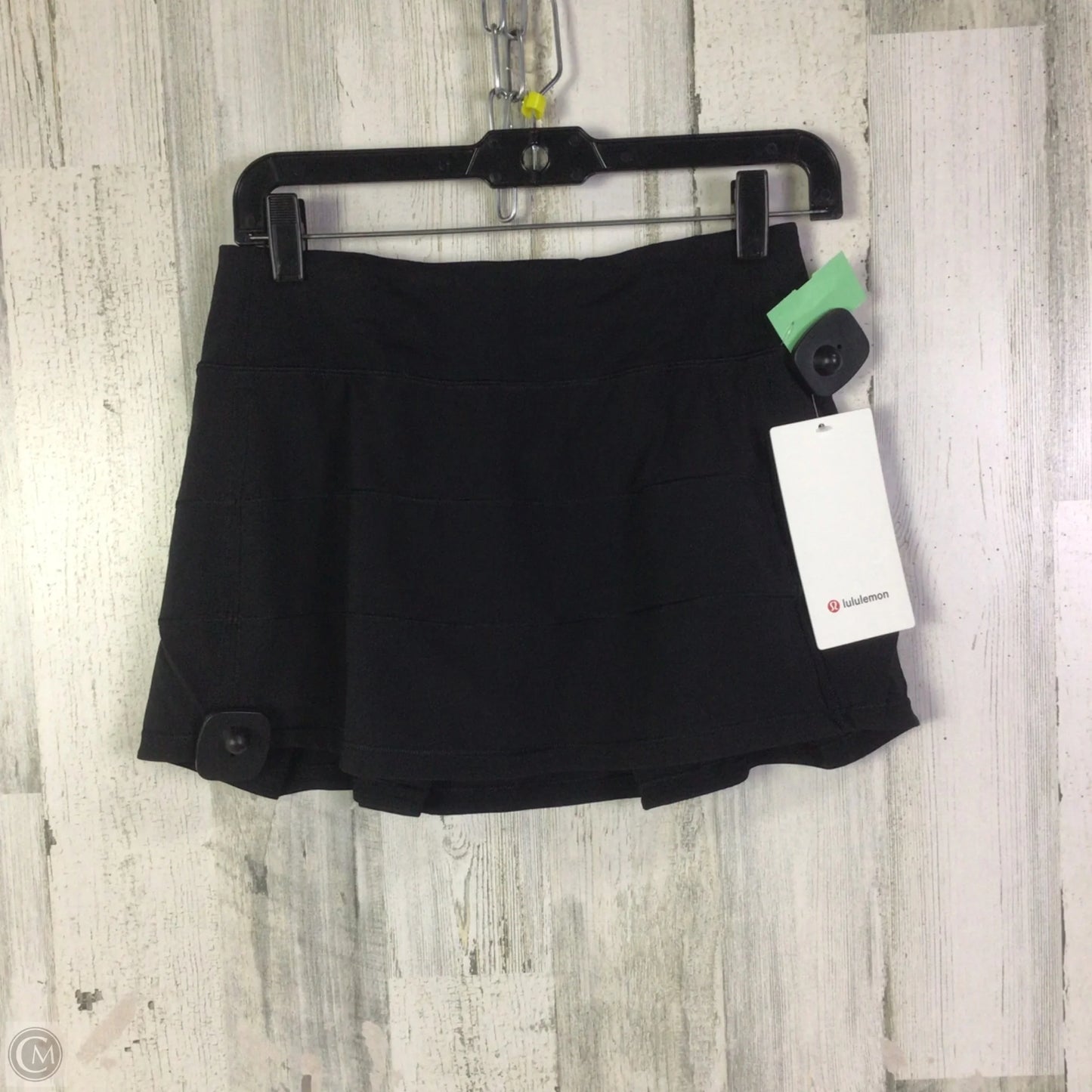 Athletic Skort By Lululemon In Black, Size: 4