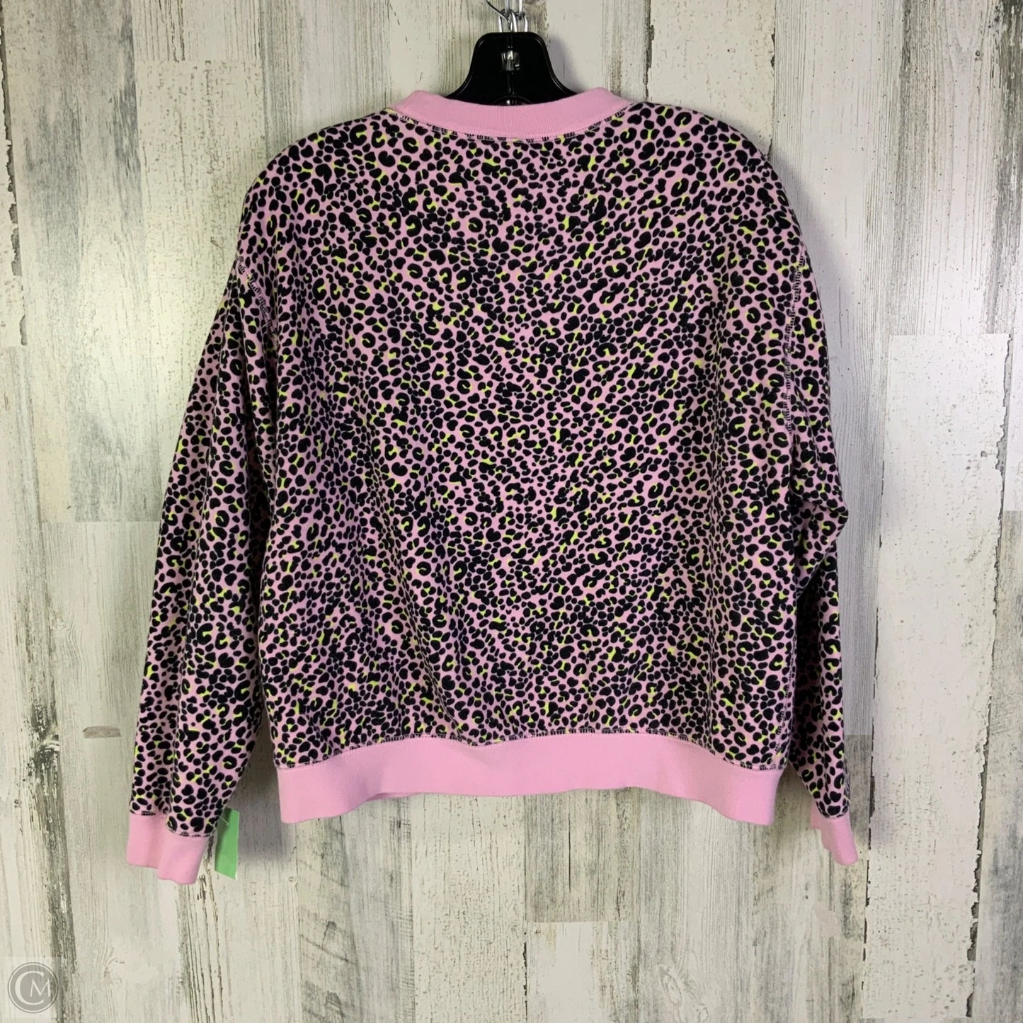 Sweatshirt Crewneck By Nike Apparel In Animal Print, Size: Xs