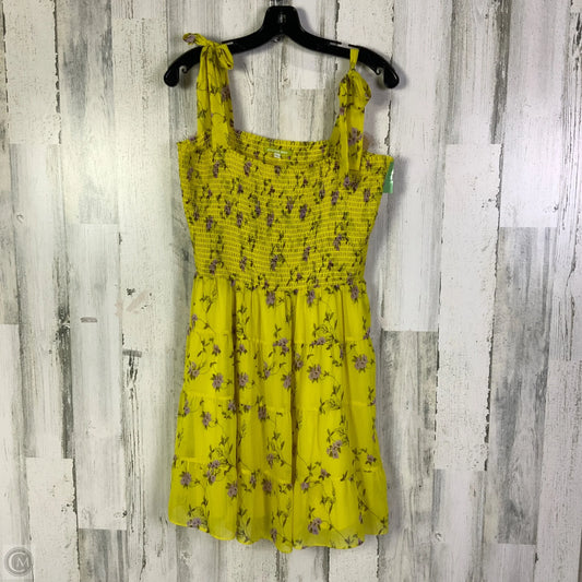 Dress Casual Short By Gianni Bini In Yellow, Size: L
