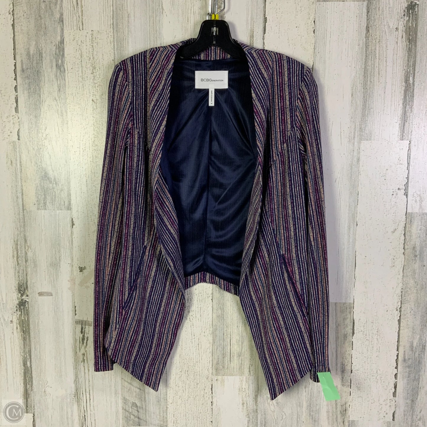 Blazer By Bcbgeneration In Blue & Purple, Size: M