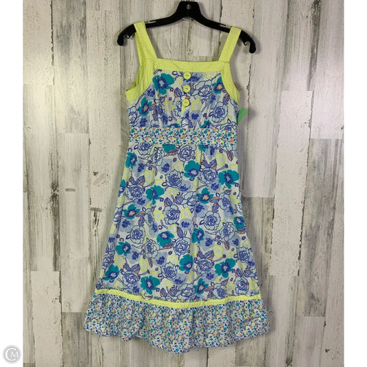 Dress Casual Short By Clothes Mentor In Blue & White, Size: S