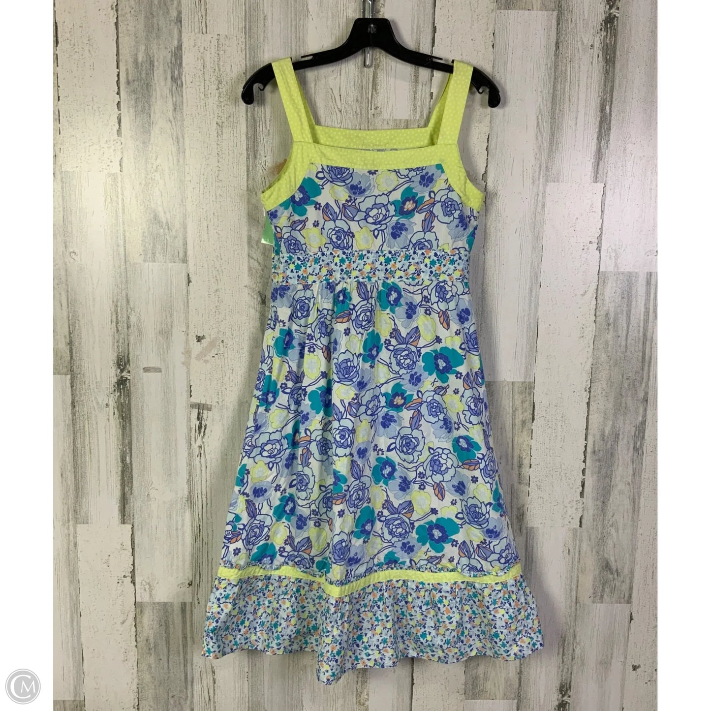 Dress Casual Short By Clothes Mentor In Blue & White, Size: S