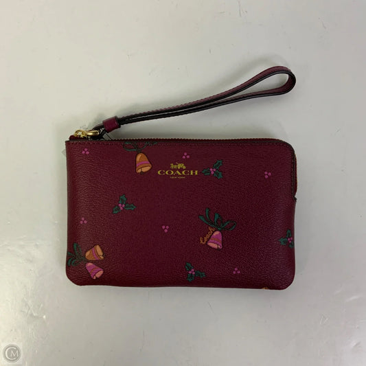 Wristlet Designer By Coach, Size: Small
