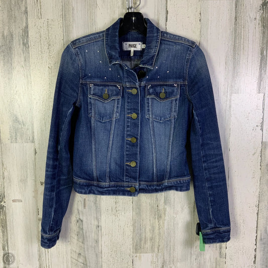 Jacket Denim By Paige In Blue Denim, Size: Xs