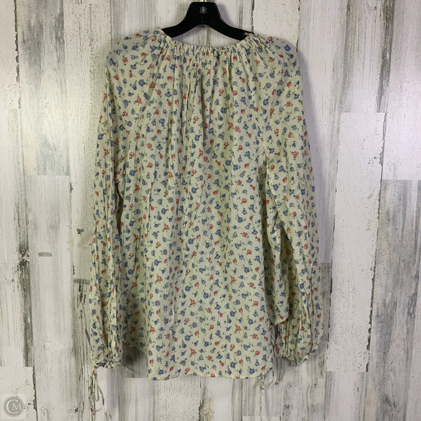Top Long Sleeve By Polo Ralph Lauren In Cream, Size: Xl