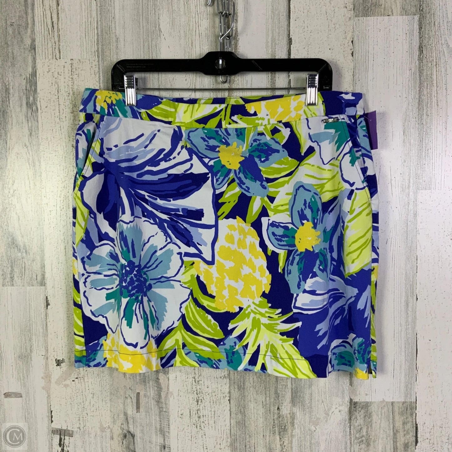 Skort By Rafaella In Blue, Size: Xxl