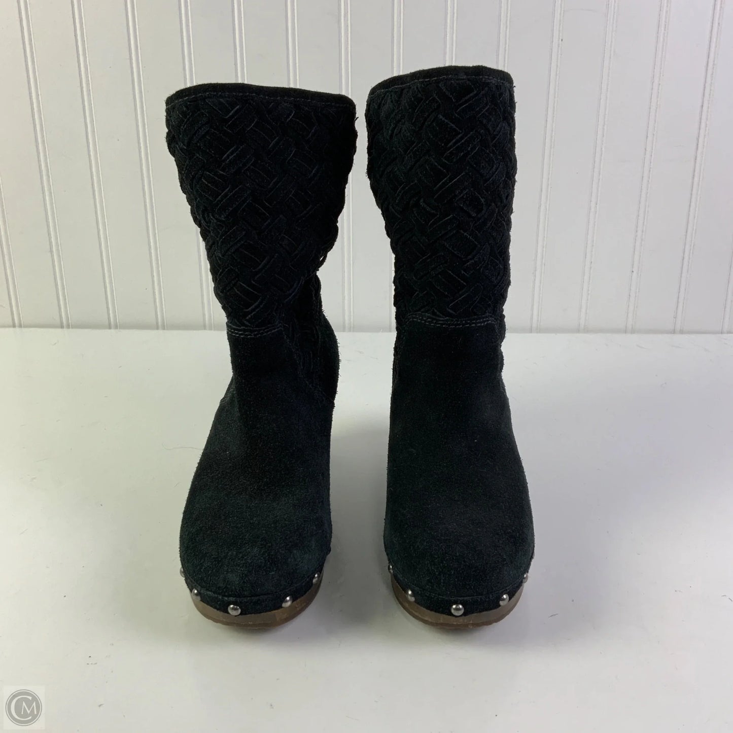 Boots Designer By Ugg In Black, Size: 7