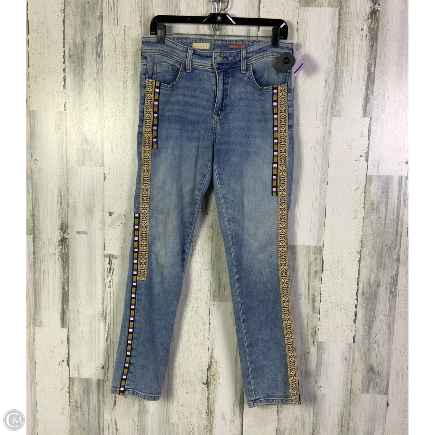 Jeans Skinny By Pilcro In Blue Denim, Size: 6