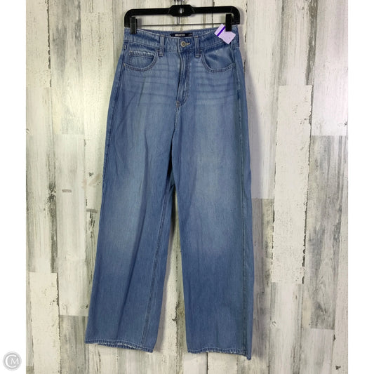 Jeans Wide Leg By Hollister In Blue Denim, Size: 4