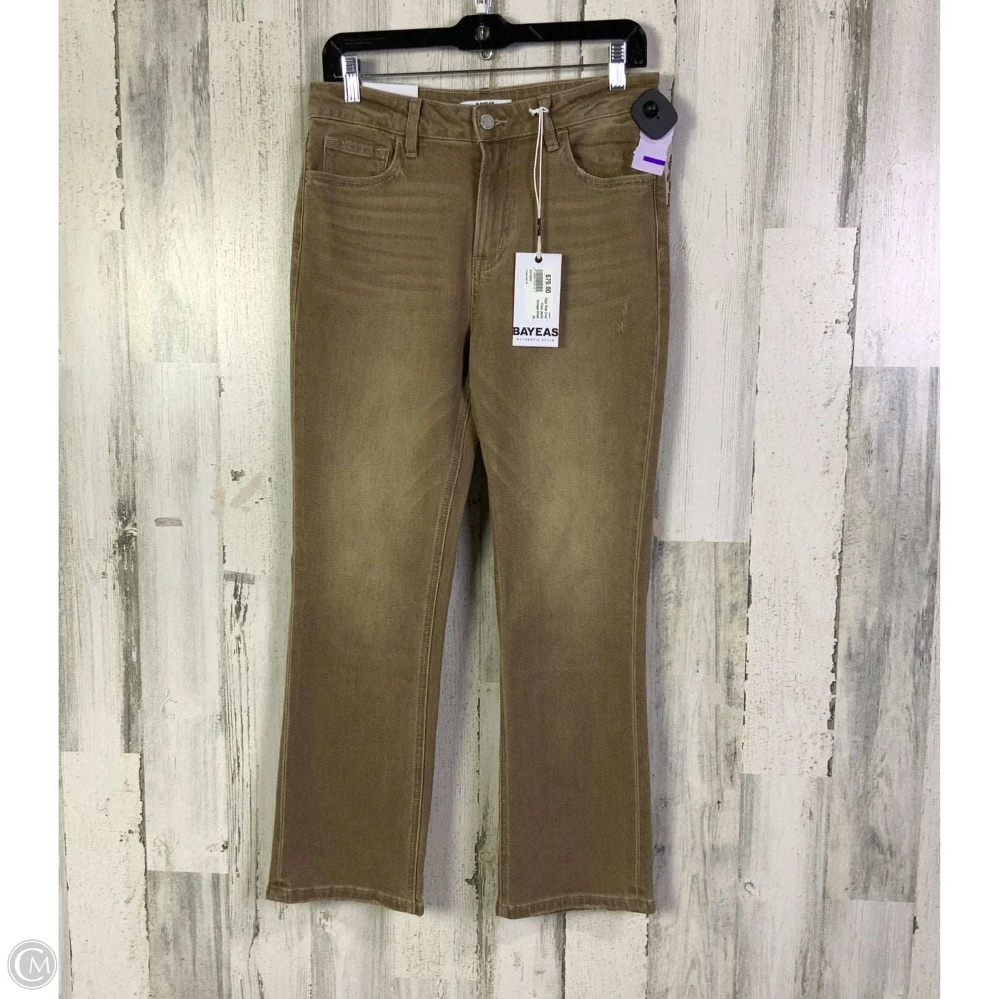 Jeans Flared By Cmc In Brown Denim, Size: 6