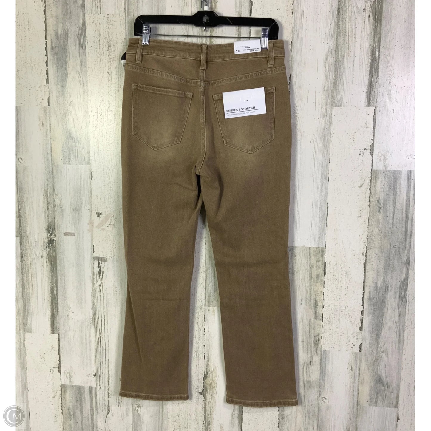 Jeans Flared By Cmc In Brown Denim, Size: 6