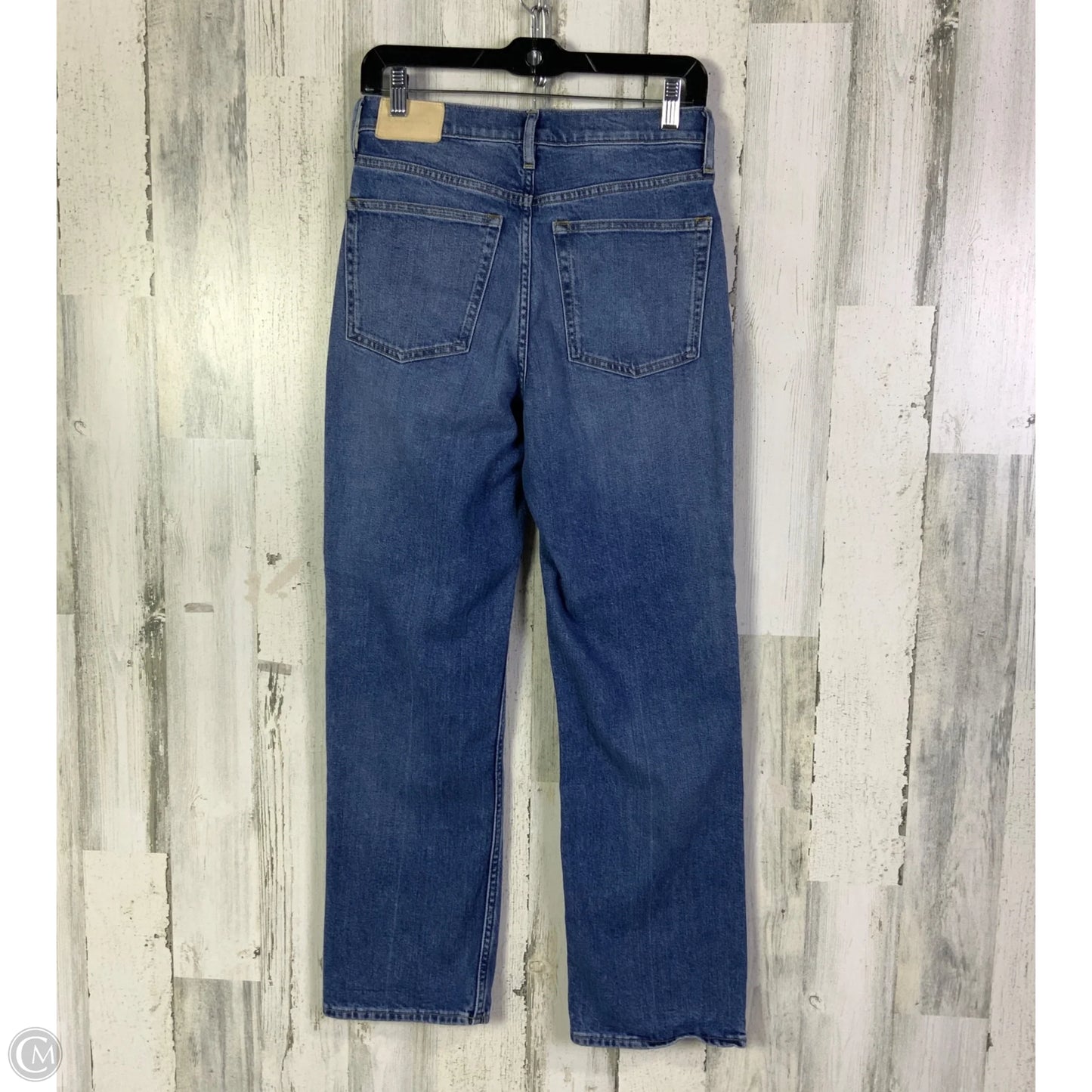 Jeans Straight By Everlane In Blue Denim, Size: 4