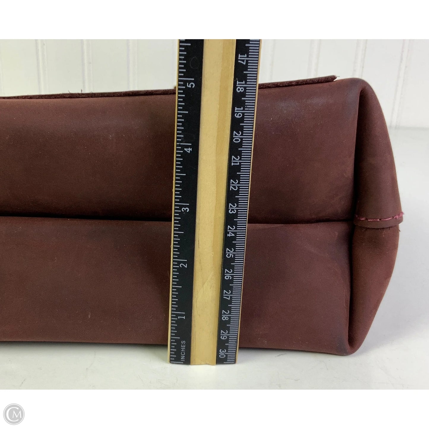 Handbag Leather By Portland Leather, Size: Medium