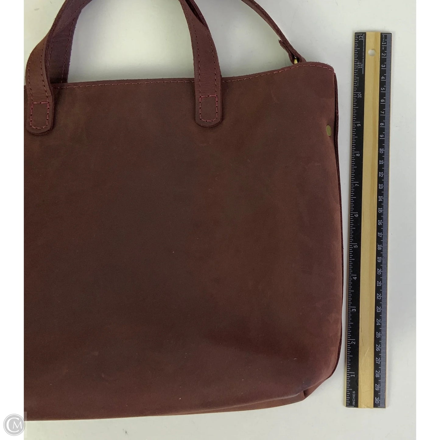 Handbag Leather By Portland Leather, Size: Medium