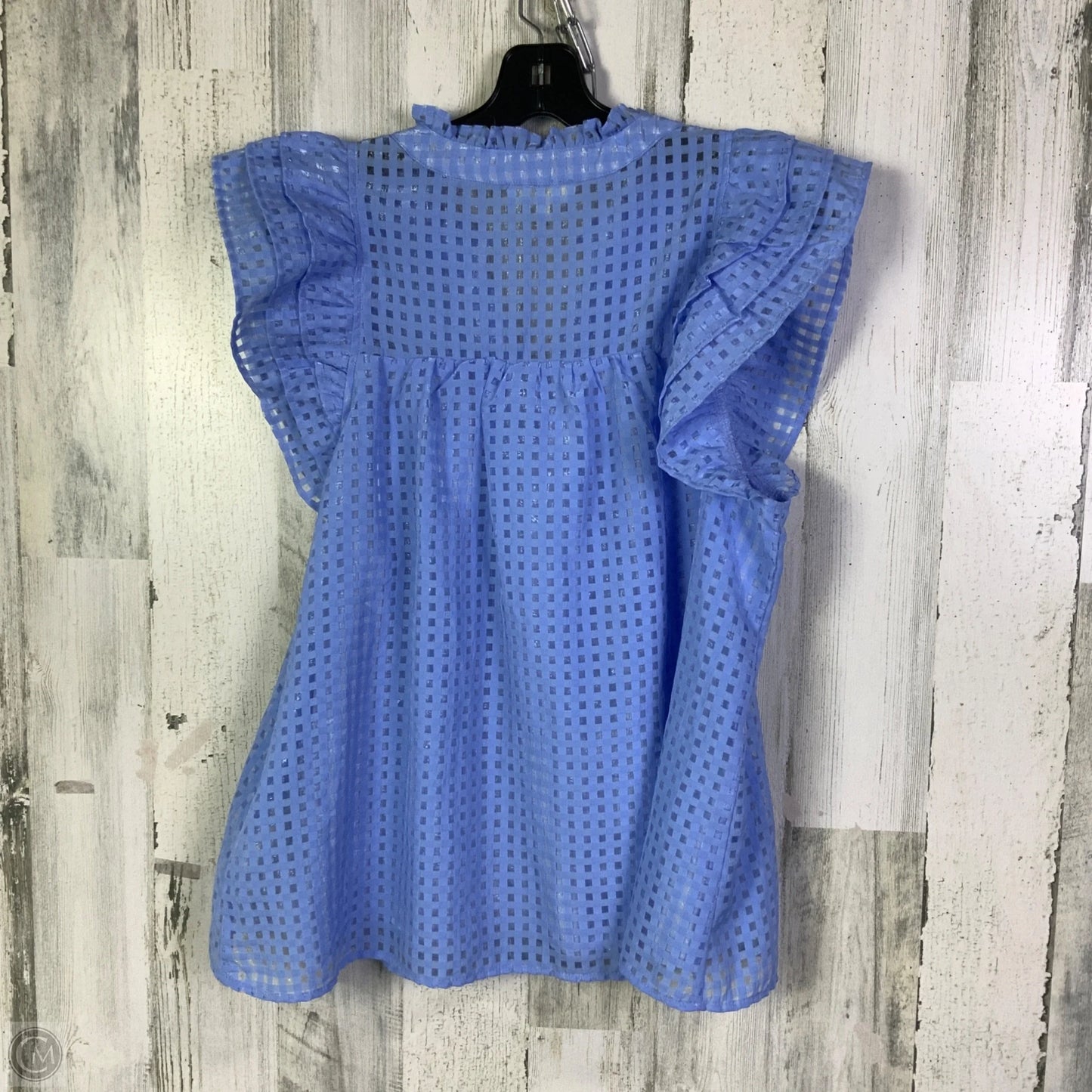Top Short Sleeve By Entro In Blue, Size: M