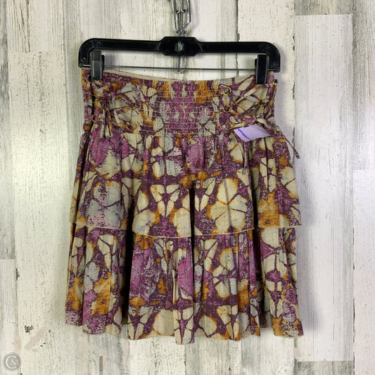 Skirt Mini & Short By Let Me Be In Purple, Size: M