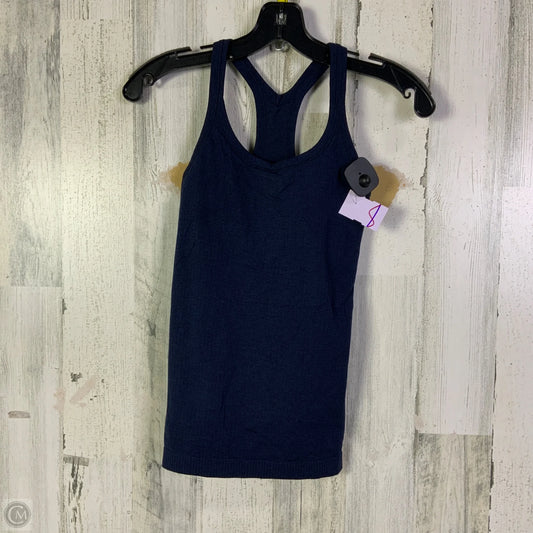 Athletic Tank Top By Lululemon In Navy, Size: 2