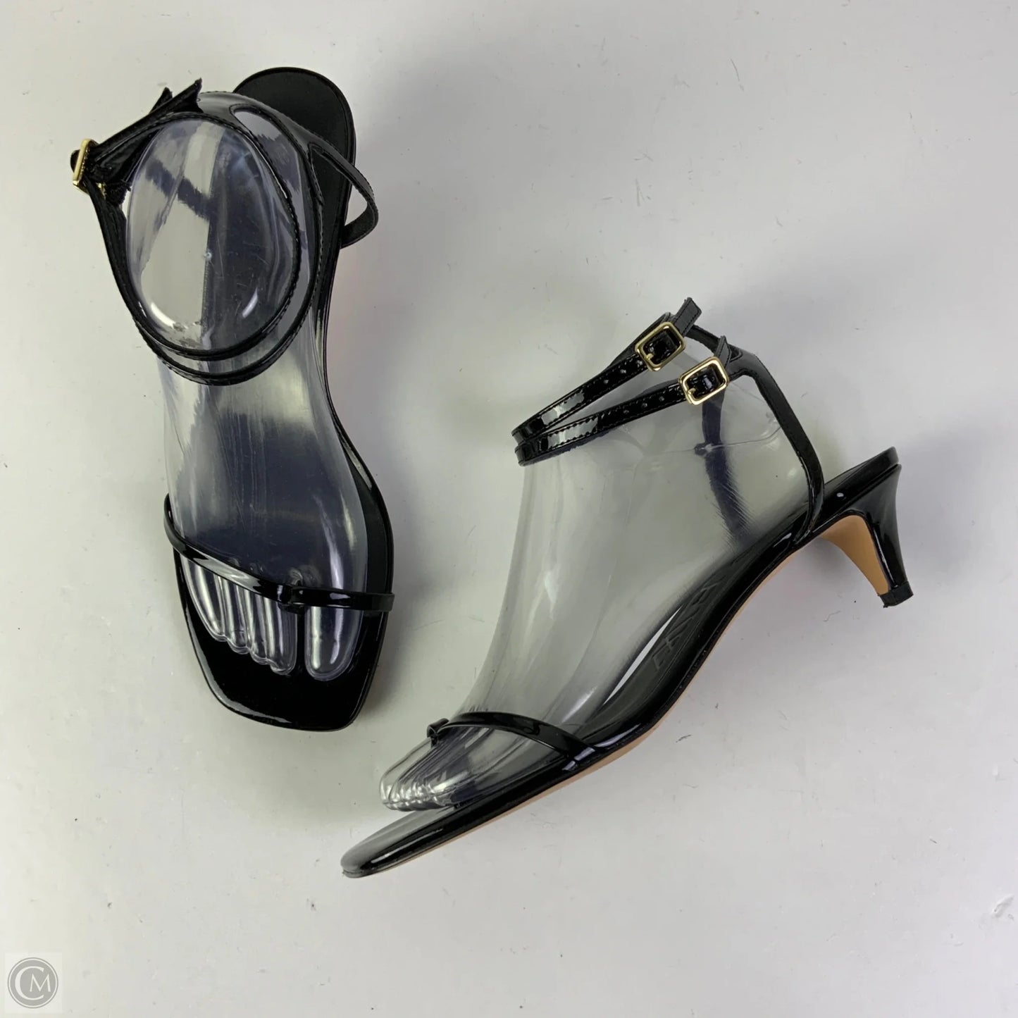 Sandals Heels Kitten By J. Crew In Black, Size: 9