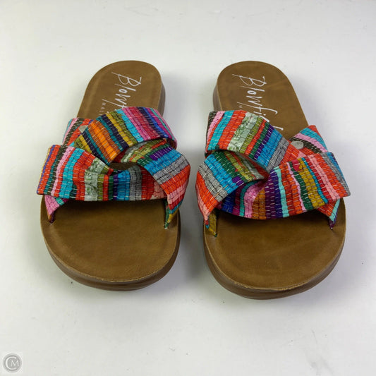 Sandals Flats By Blowfish In Multi-colored, Size: 10