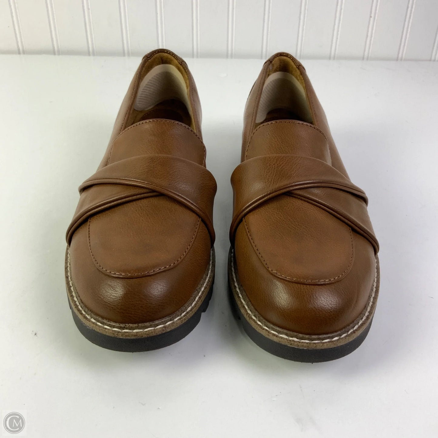 Shoes Flats By Sofft In Brown, Size: 9.5