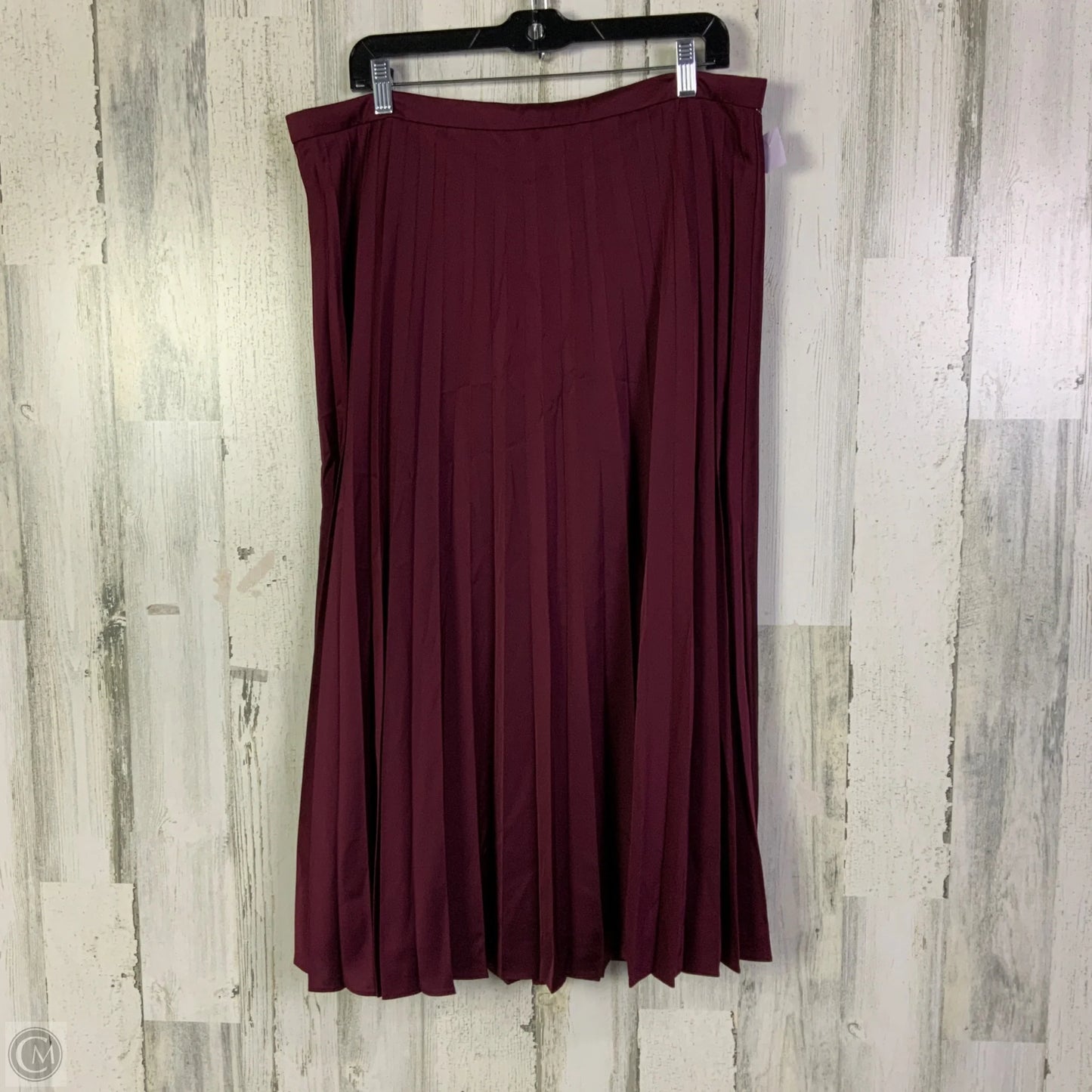 Skirt Midi By J. Crew In Maroon, Size: 16