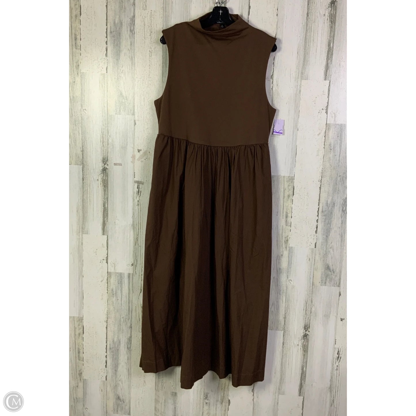 Dress Casual Maxi By J. Crew In Brown, Size: Xl