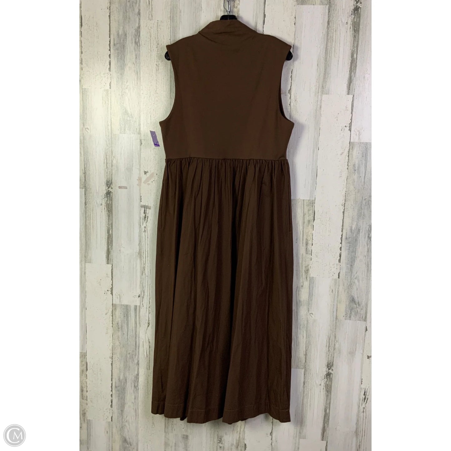 Dress Casual Maxi By J. Crew In Brown, Size: Xl