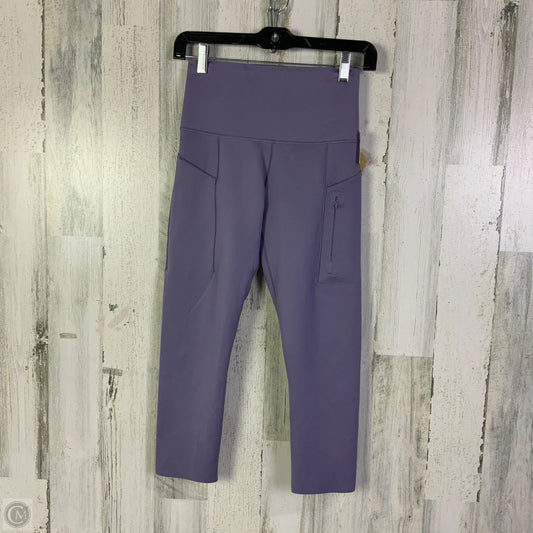 Athletic Leggings Capris By Nike Apparel In Purple, Size: S