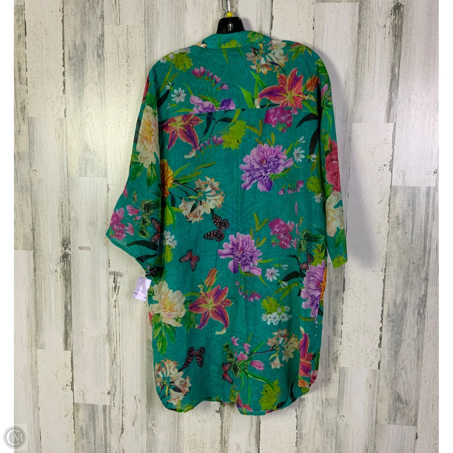 Dress Casual Short By Johnny Was In Green, Size: M
