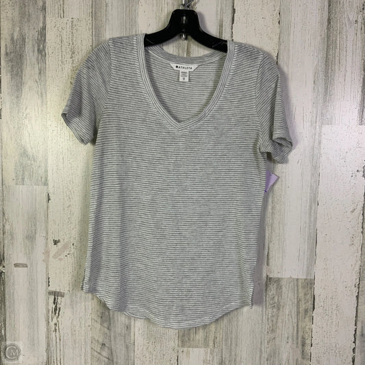Top Short Sleeve Basic By Athleta In Grey, Size: Xs