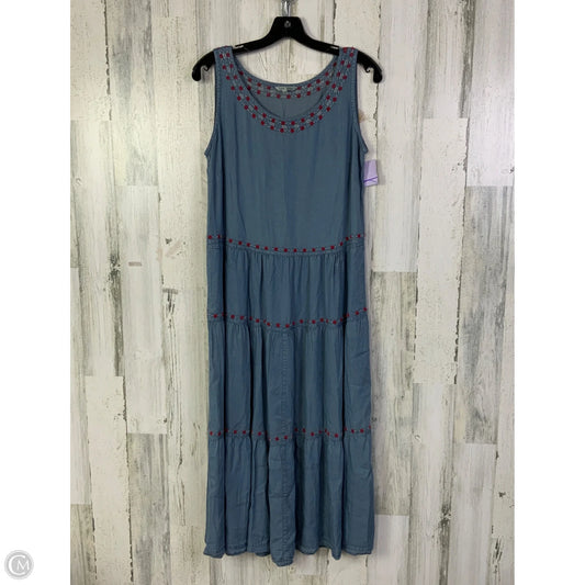 Dress Casual Maxi By John Mark In Blue, Size: M