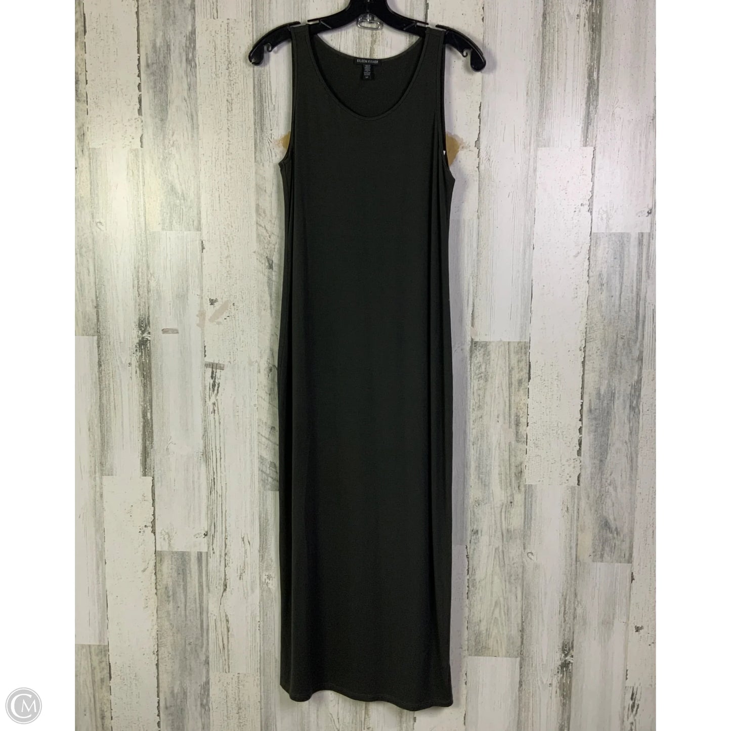 Dress Casual Midi By Eileen Fisher In Grey, Size: S