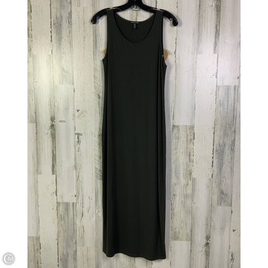 Dress Casual Midi By Eileen Fisher In Grey, Size: S