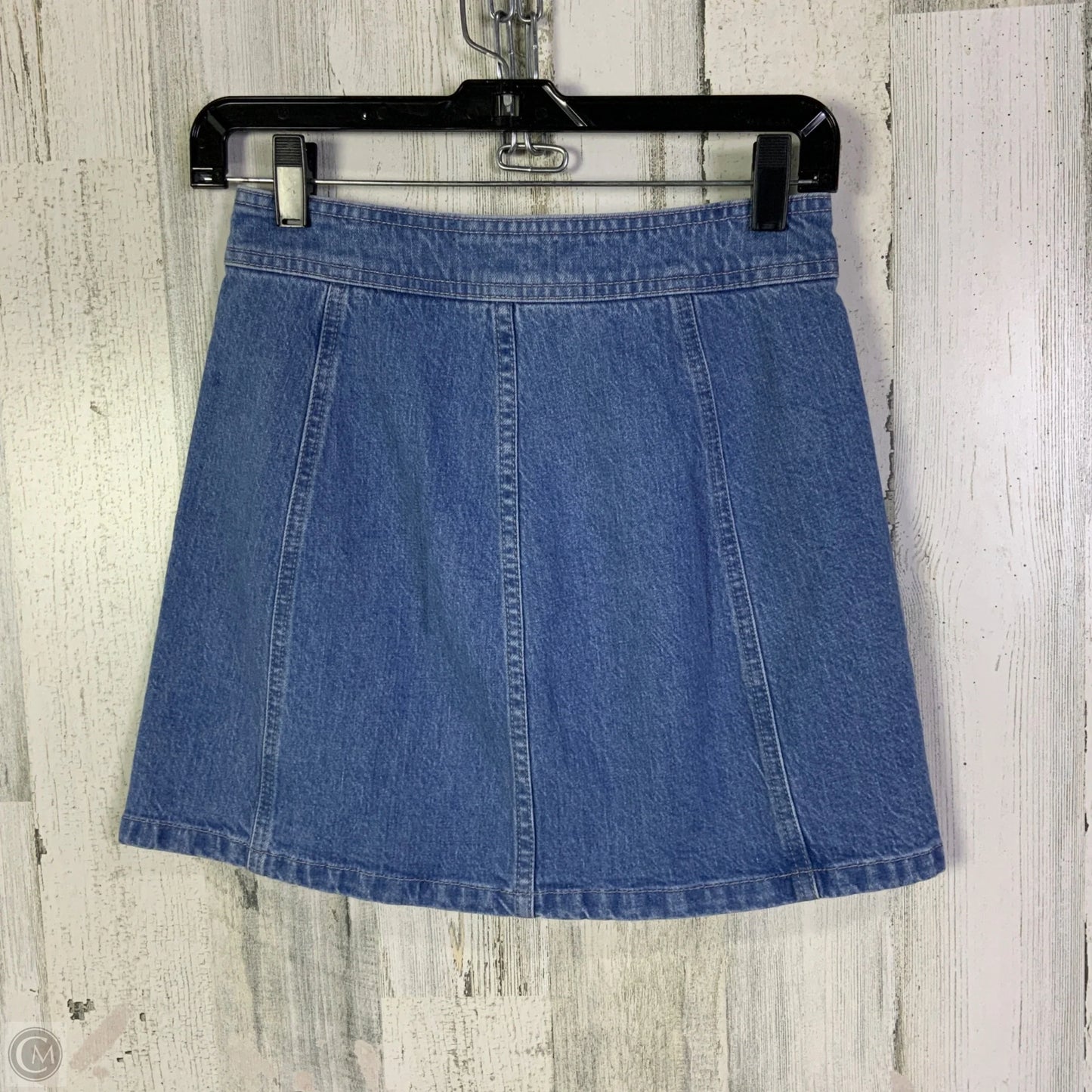 Skirt Mini & Short By Madewell In Blue Denim, Size: 0