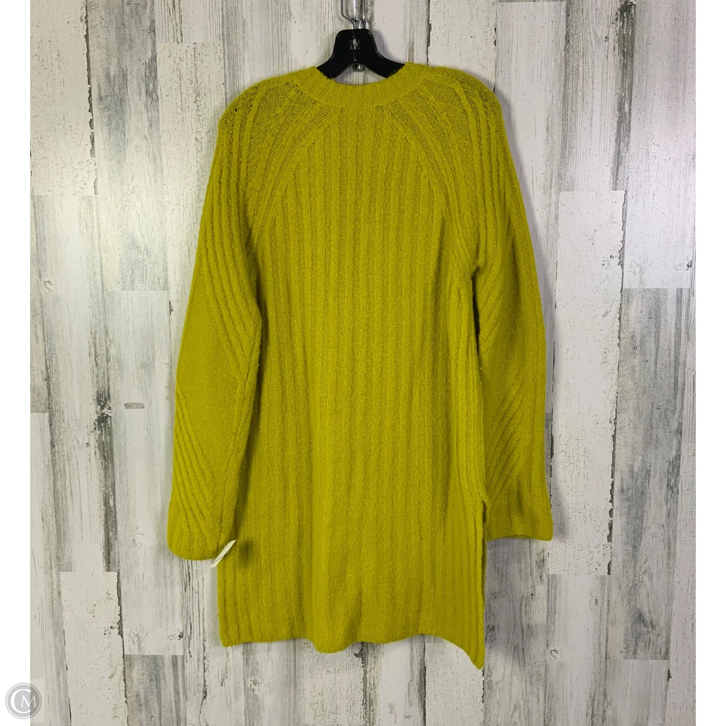 Sweater Cardigan By Moth In Yellow, Size: M