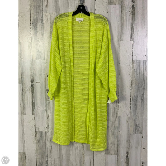 Cardigan By Anthropologie In Yellow, Size: Osfm