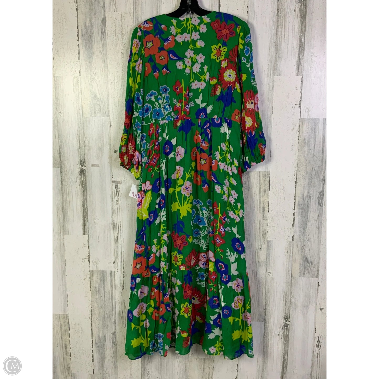 Dress Casual Maxi By Boden In Blue & Green, Size: Mp