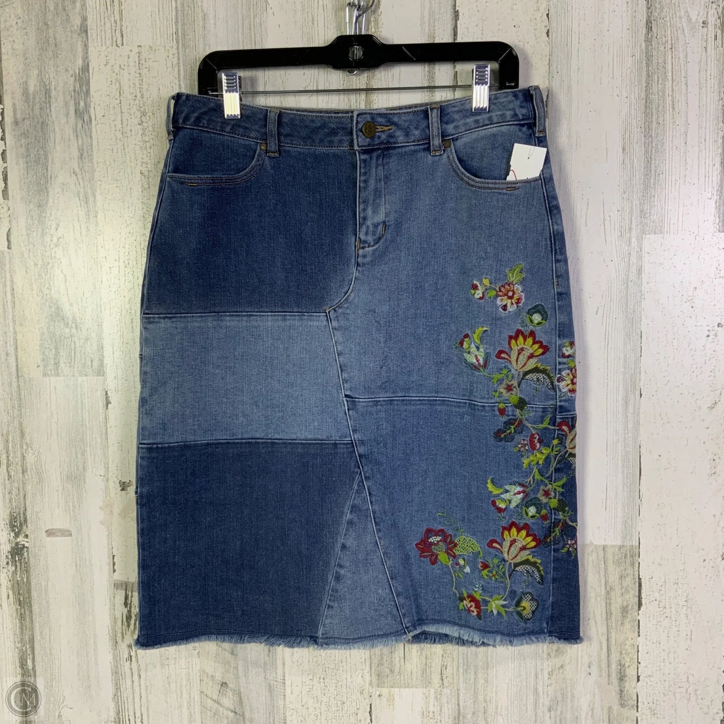 Skirt Mini & Short By Sundance In Blue Denim, Size: 8