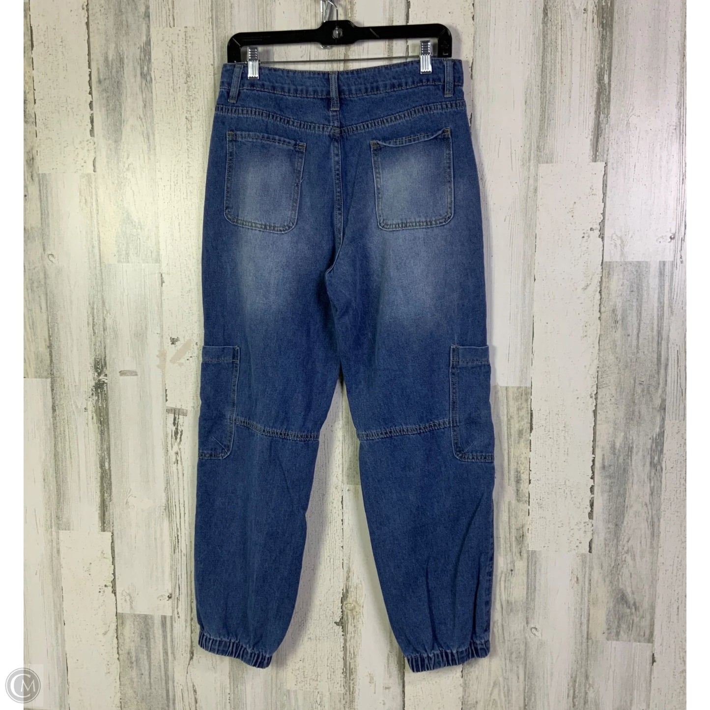 Pants Joggers By Cmf In Blue Denim, Size: 8