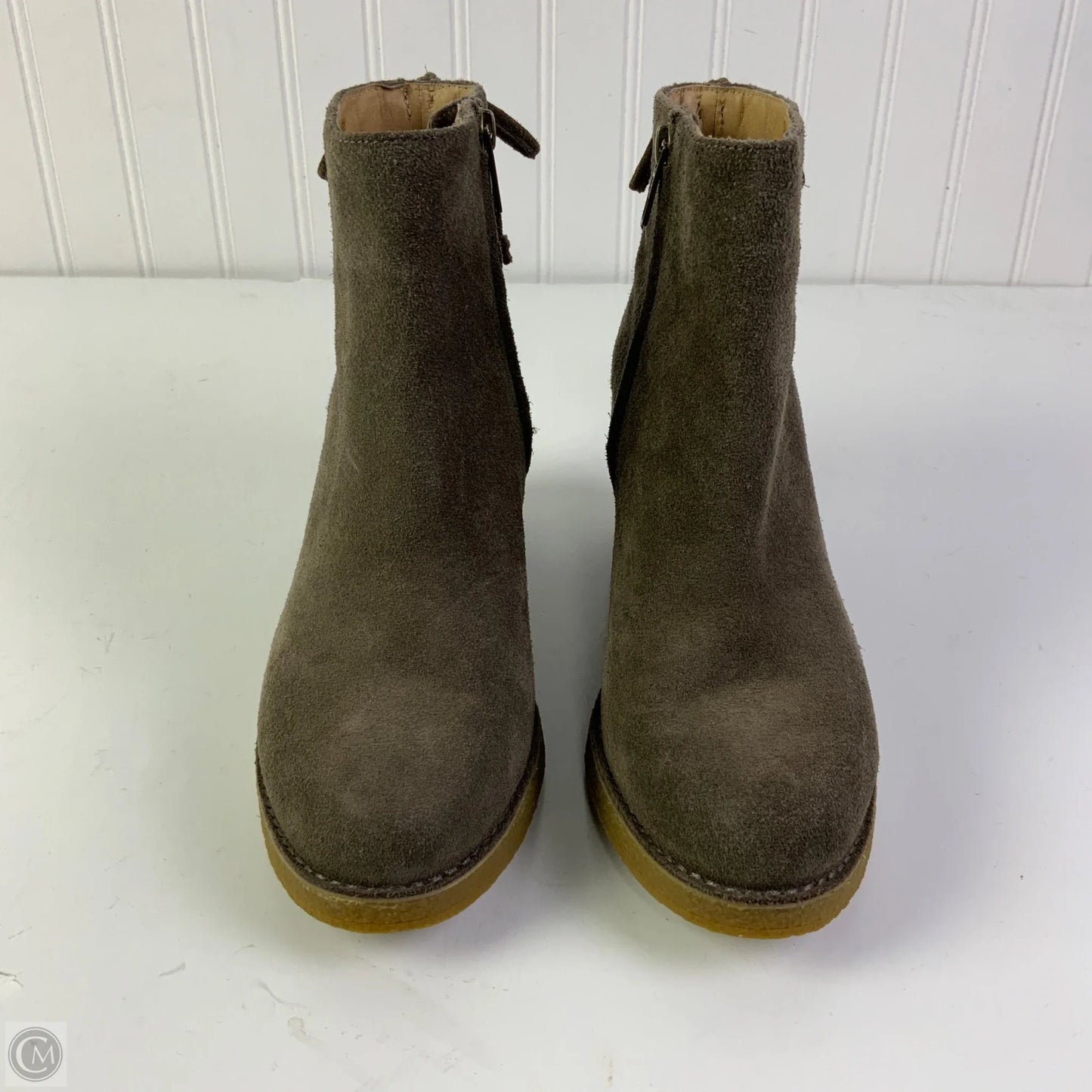 Boots Designer By Ugg In Taupe, Size: 7.5