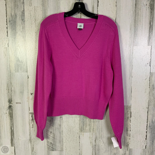 Sweater By Cabi In Pink, Size: L