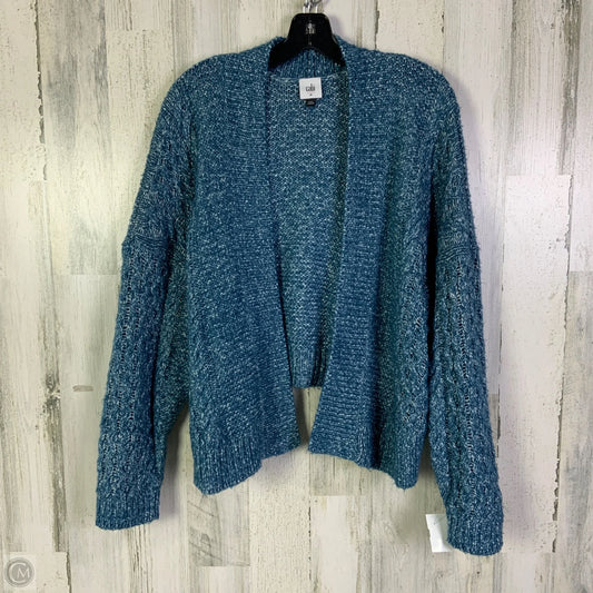 Sweater Cardigan By Cabi In Blue, Size: M