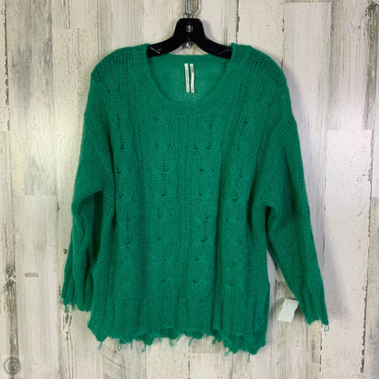 Sweater By Anthropologie In Green, Size: M