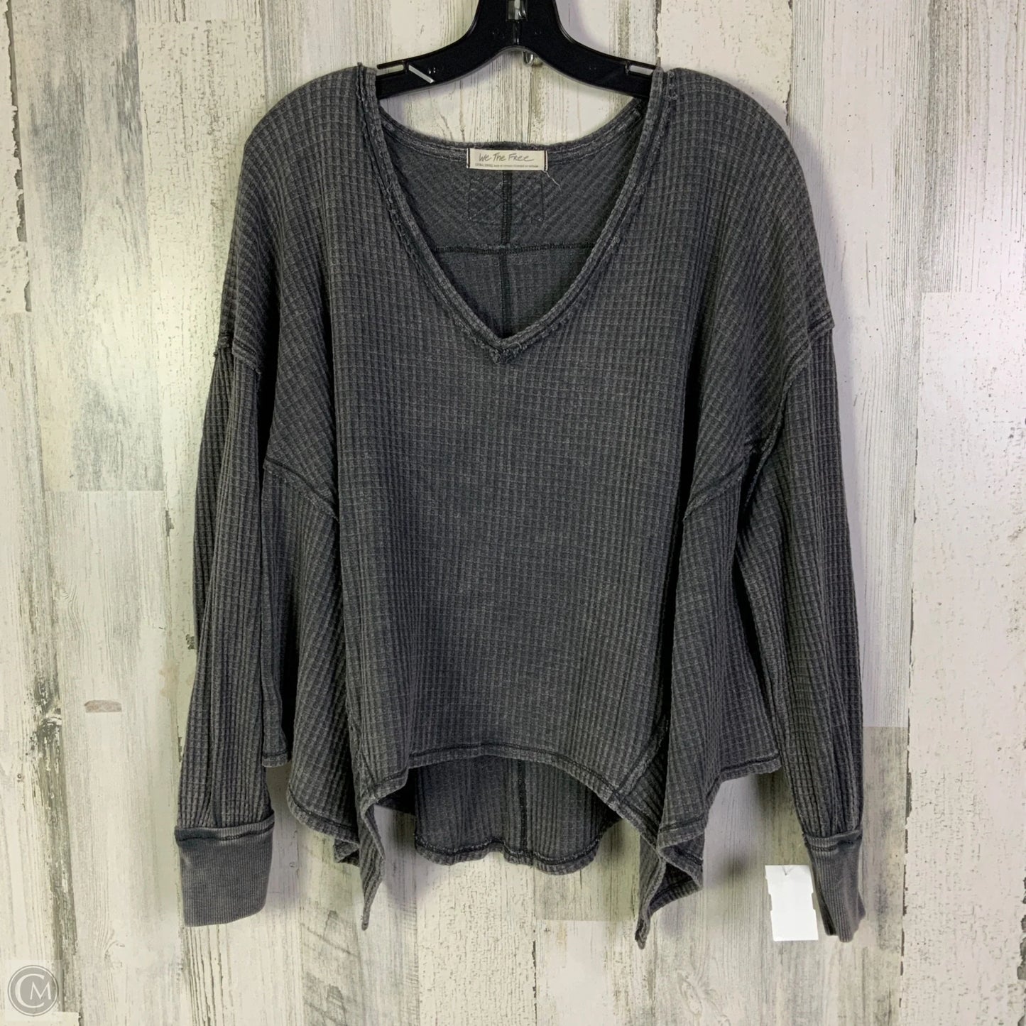 Top Long Sleeve By We The Free In Grey, Size: Xs